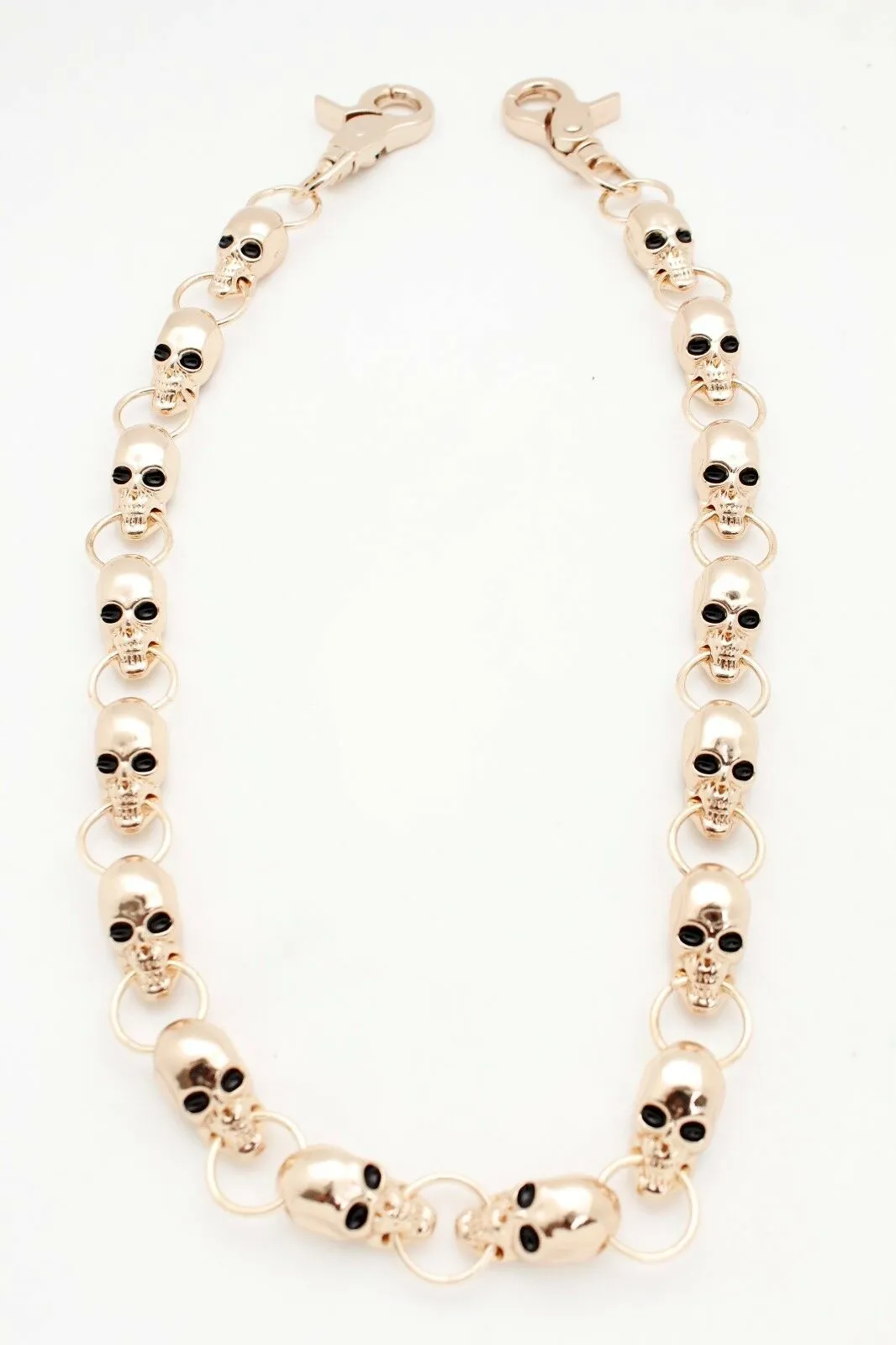 28" Skull Skeleton Head Wallet Chain