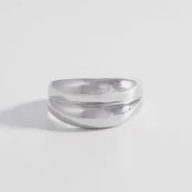 925 Sterling Silver Bulging Ring