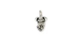 Airedale Terrier Charm Jewelry Sterling Silver Handmade Dog Charm AR16-C