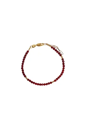 Alouette Design
 Seed Bracelet - Red