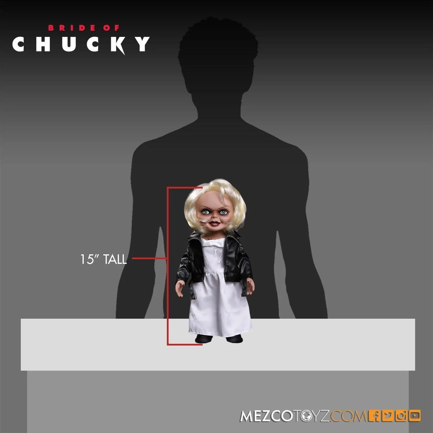 Bride of Chucky Tiffany Mega Talking Figure