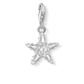 CHARM CLUB STERLING SILVER COSMOS STAR CHARM