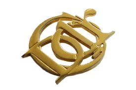 CHRISTIAN DIOR Parfums Logo brooch