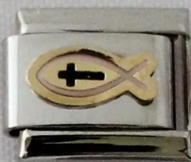 Christian Fish 9mm Charm