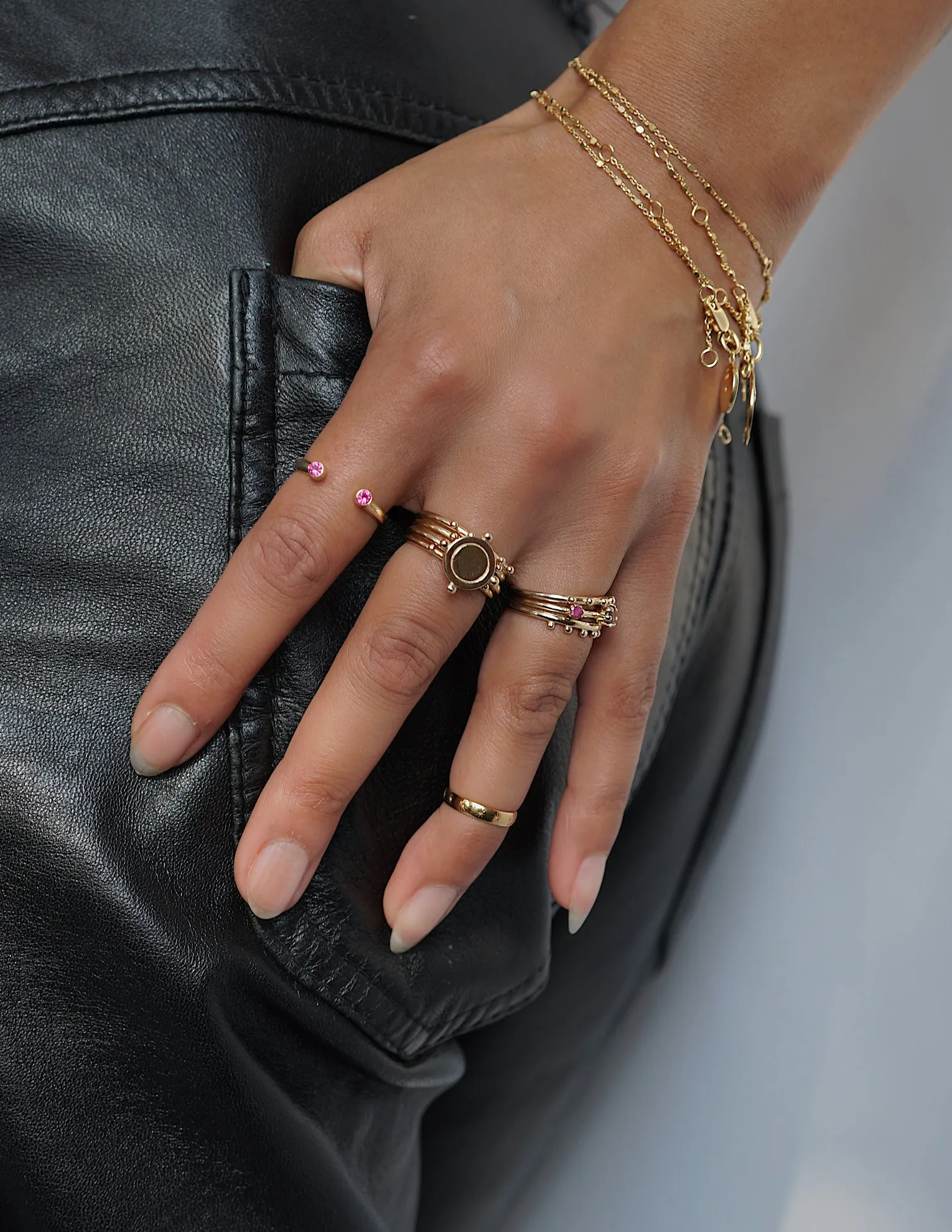 Cloches ring <br>Solid gold