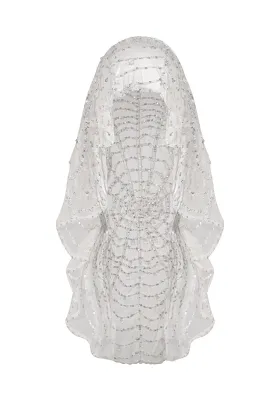 Cobweb Pearl Veil Cape