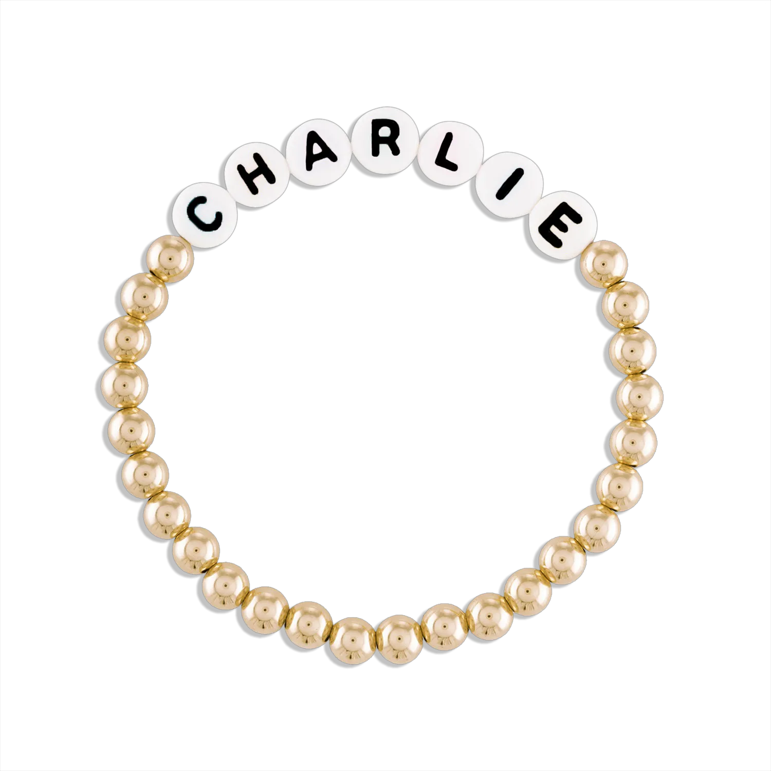 Custom Word Ball Bracelet