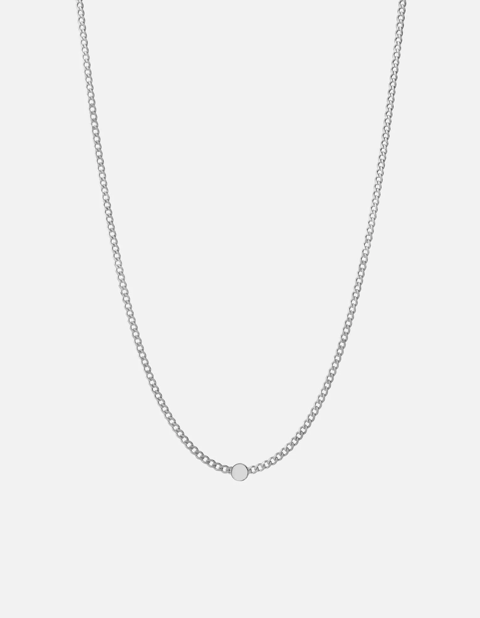 Dove Type Chain Necklace, Sterling Silver