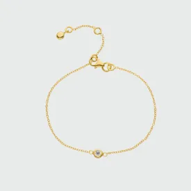 Hampton Moissanite & Gold Vermeil Bracelet