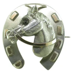 Horseshoe Brooch