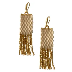 IBU Jewels Gigi Earrings-Antique Beige-EO02