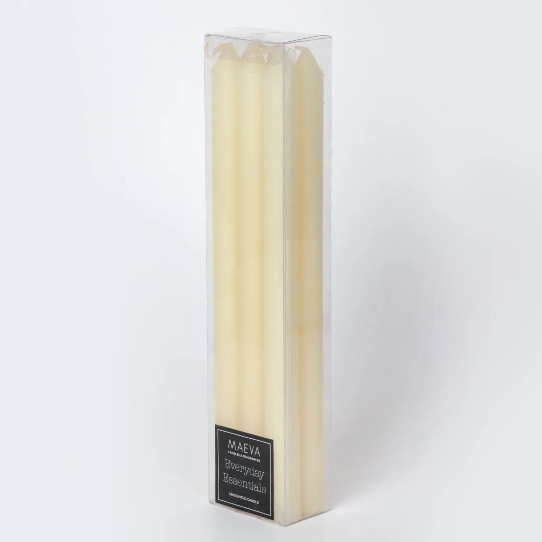 Ivory Taper Candles - Pk of 6(BOGO)