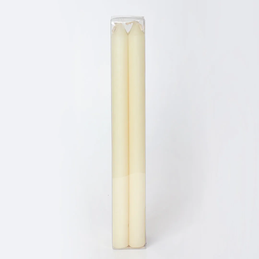 Ivory Taper Candles - Pk of 6(BOGO)