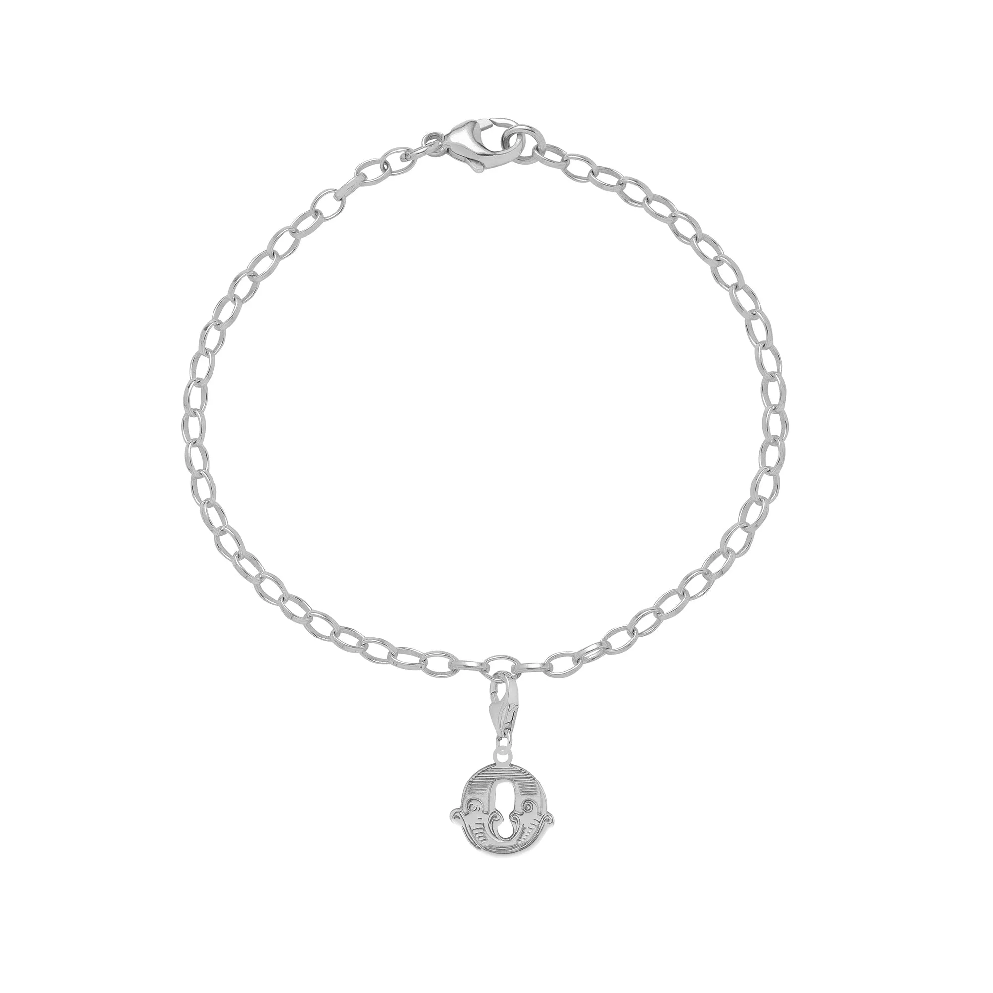 Letter O Starter Charm Bracelet