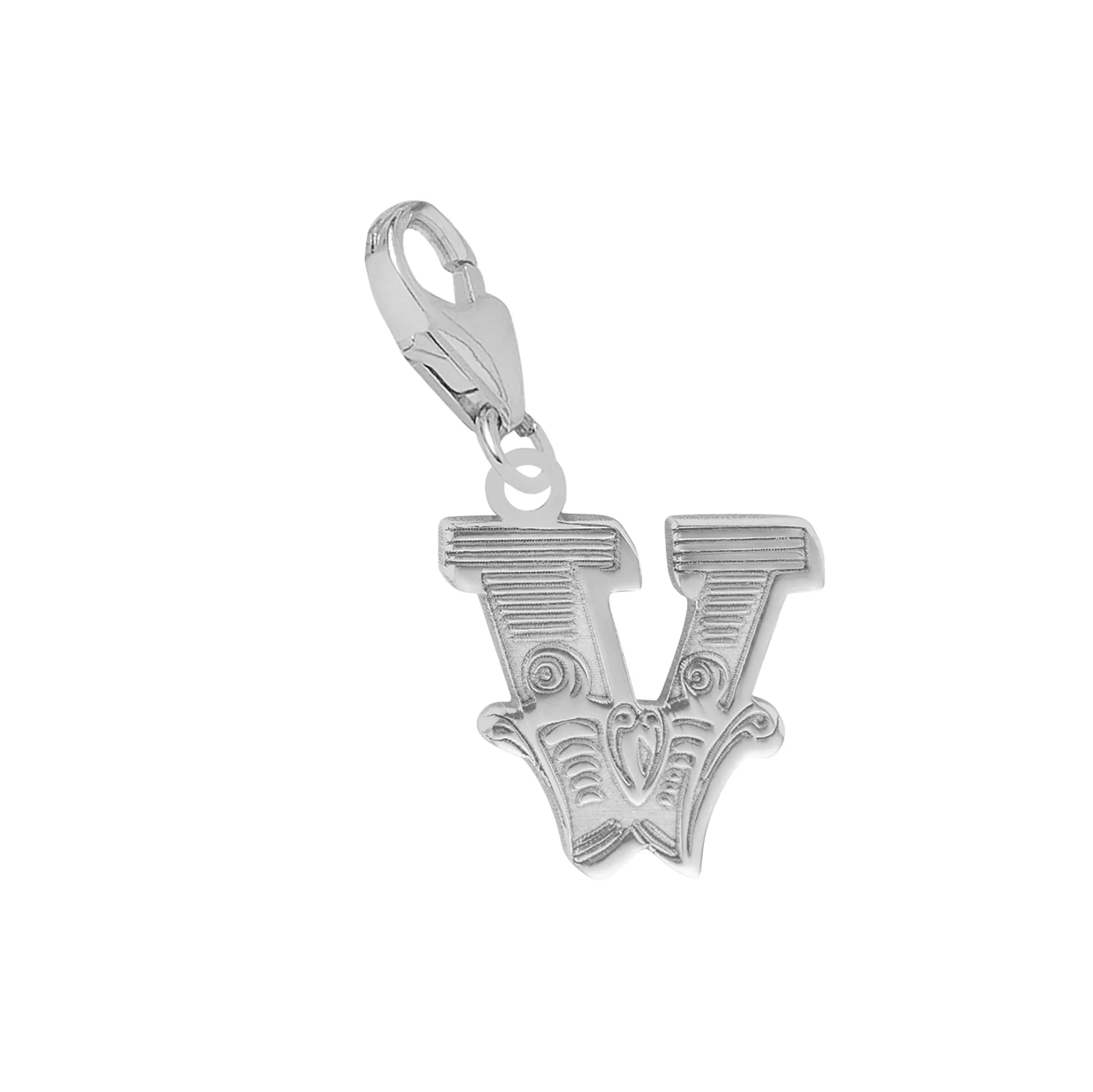 Letter V Starter Charm Bracelet