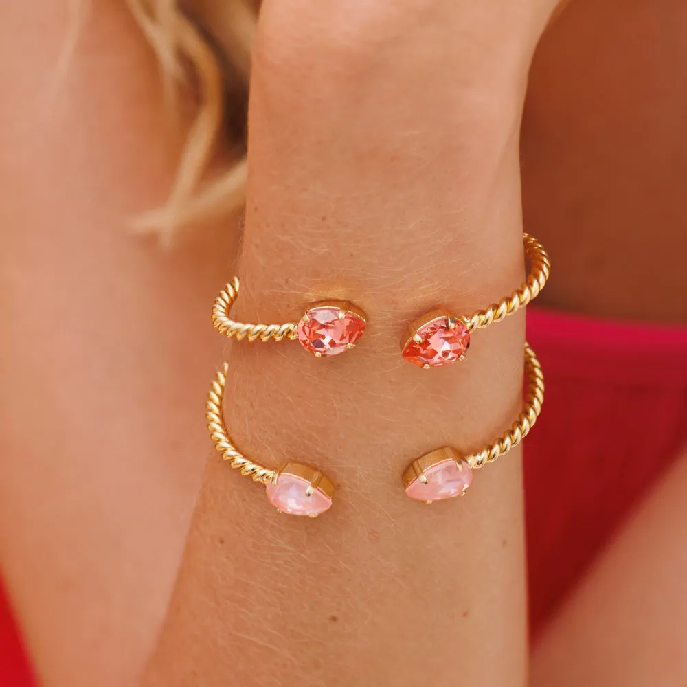 Mini Drop Bracelet / Rose Peach