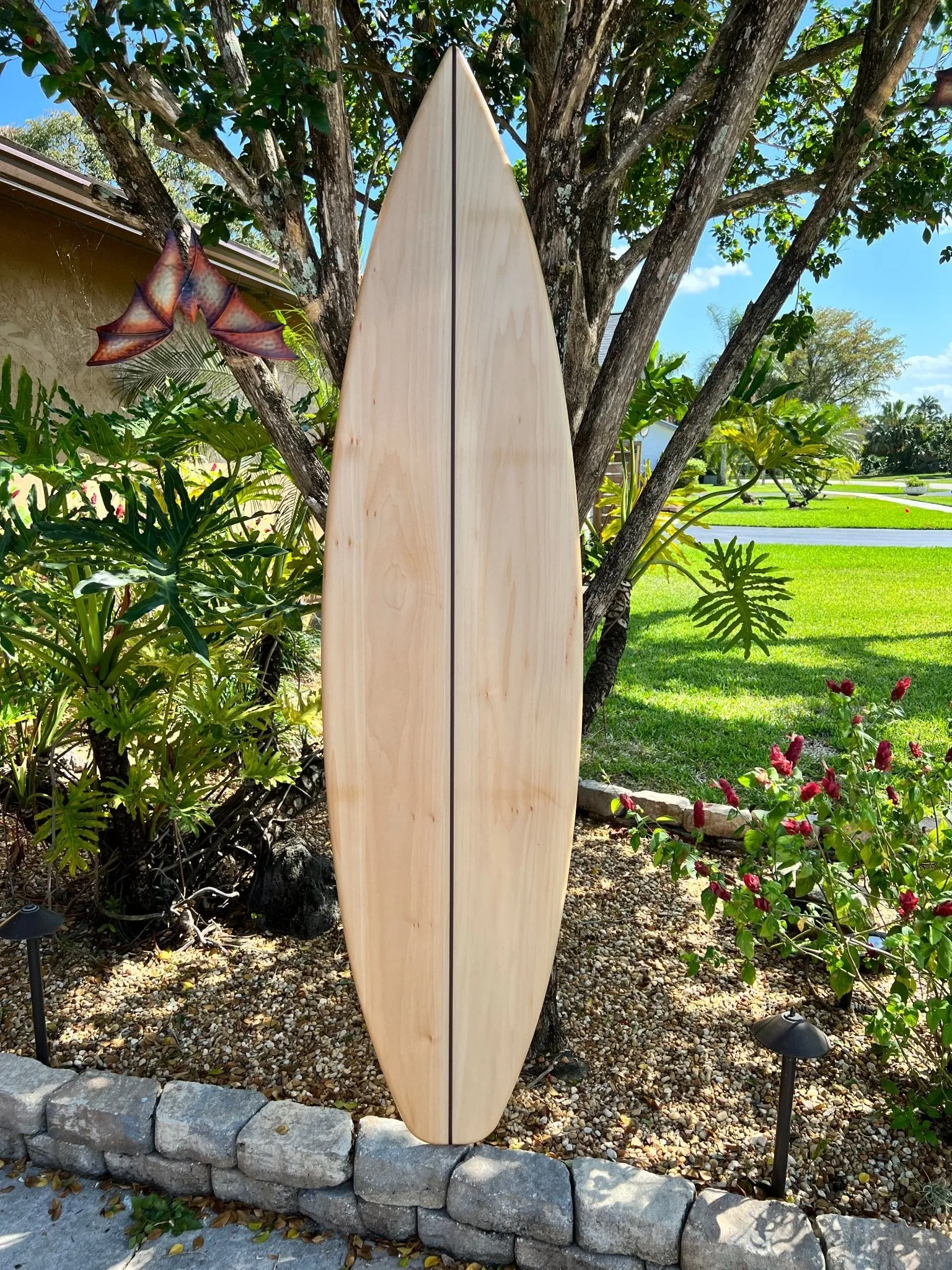 Nautical Wind Surfboard Coffee Table