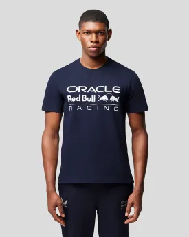 Oracle Red Bull Racing Unisex Large Front Logo T-Shirt  - Night Sky