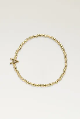 Paloma Initial 3mm Ball Bracelet