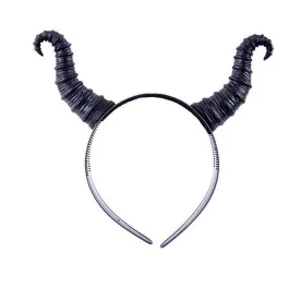 Restyle - DIABOLICAL HORNS HEADBAND - Black