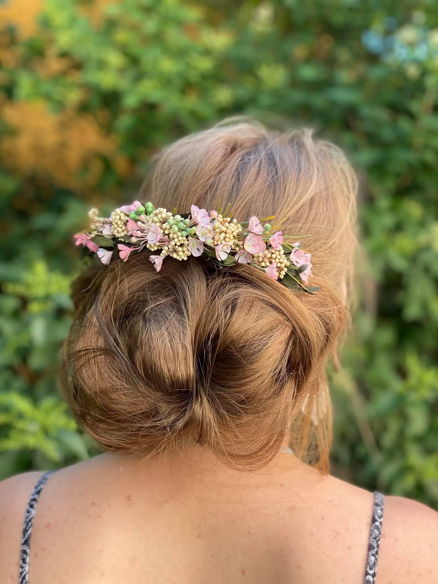 Romantic bridal hair comb Bridal hairstyle Flower hair comb Hair flowers Wedding comb Bridal hair fashion accessories Boho style