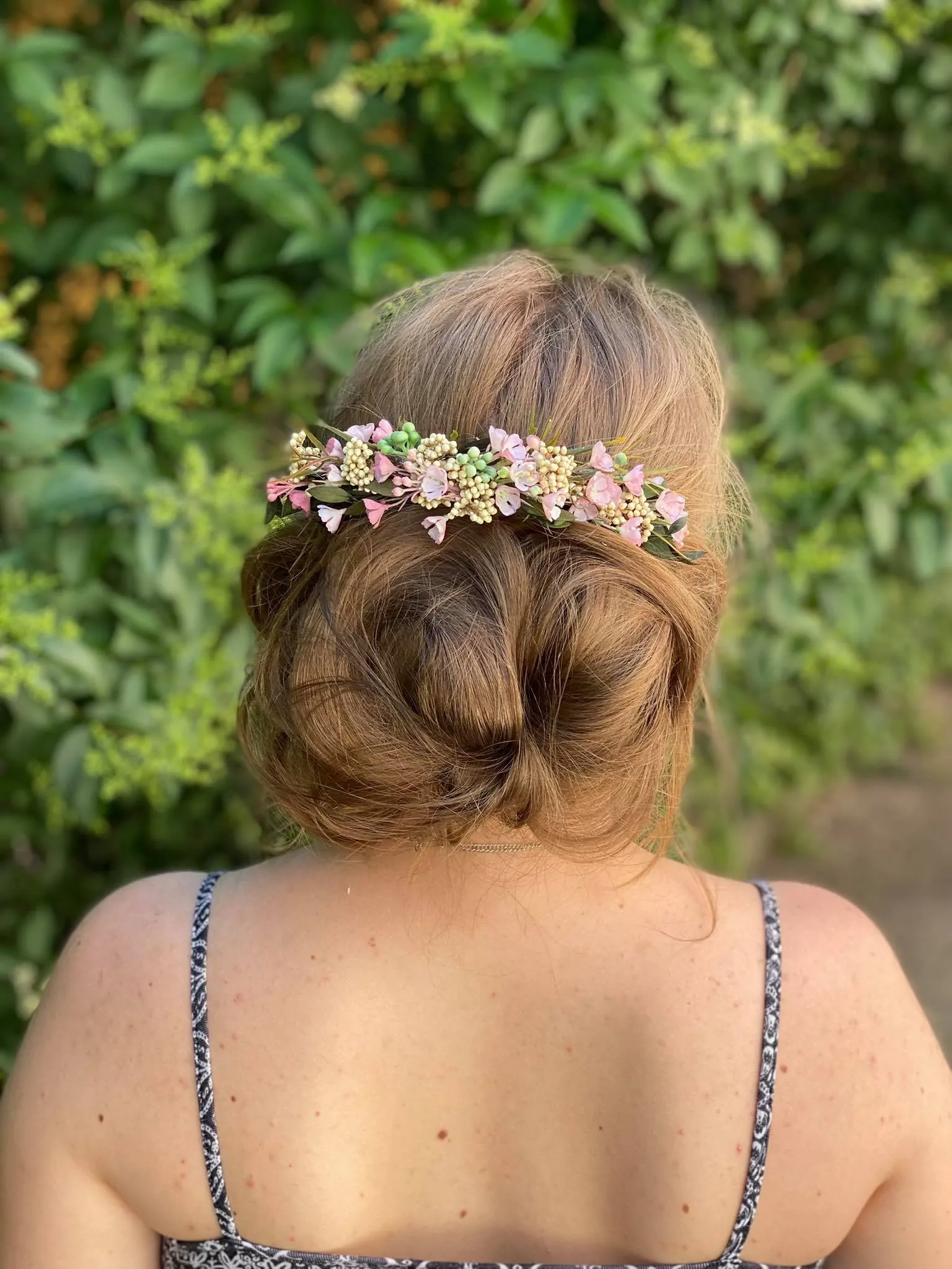 Romantic bridal hair comb Bridal hairstyle Flower hair comb Hair flowers Wedding comb Bridal hair fashion accessories Boho style