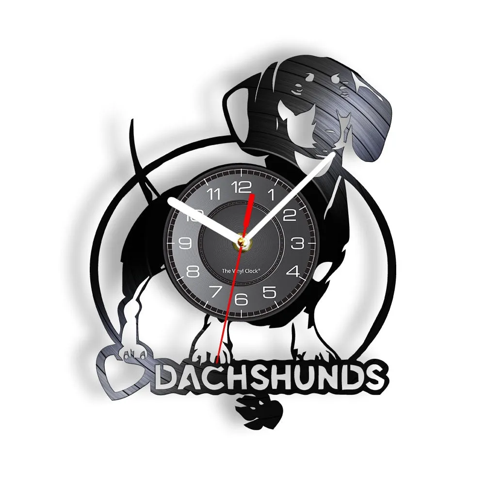 Stunning Dachshund Wall Clock