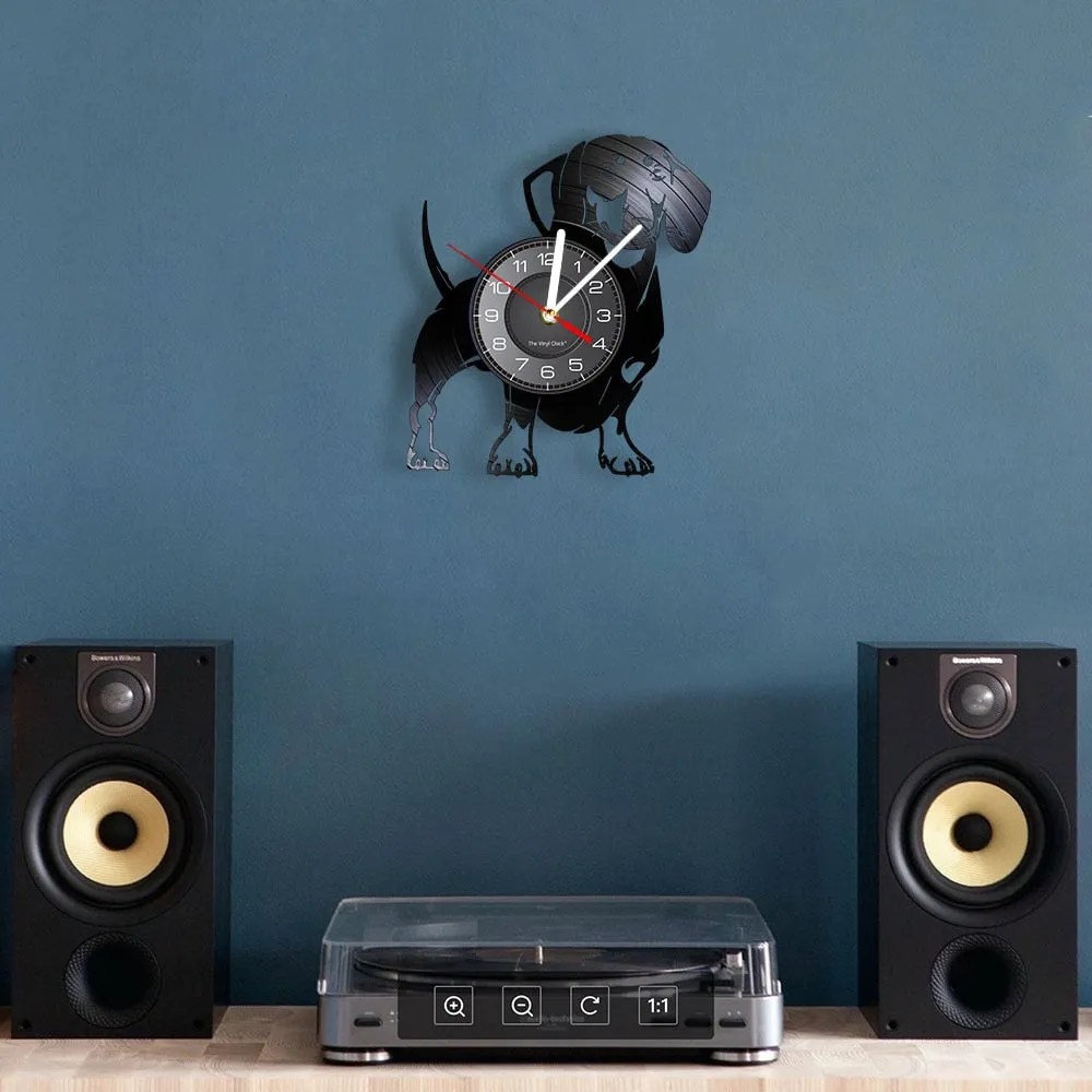 Stunning Dachshund Wall Clock