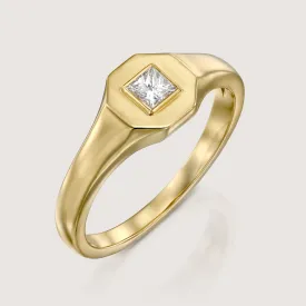 Taylor Gold Ring White Princess Diamond