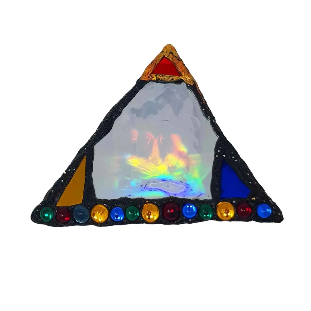 TRIANGULAR ALADDIN BROOCH - FLY WITH ME, 1992