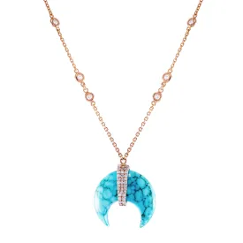 Turquoise Tusk Necklace