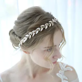 V159. rose gold bridal hair vine, bride bridesmaid wedding hairpiece, Wedding bridal Headpiece