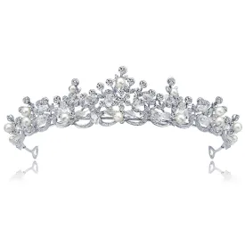 Vintage Silver Wedding Crown